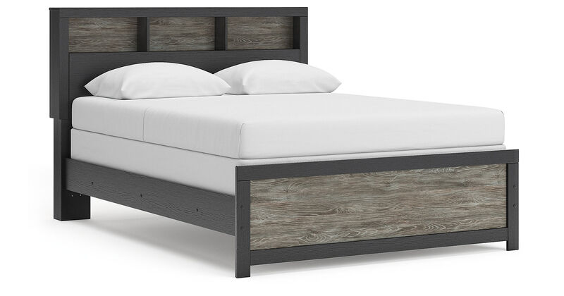 Jonnifer Queen Bookcase Panel Bed image number 0