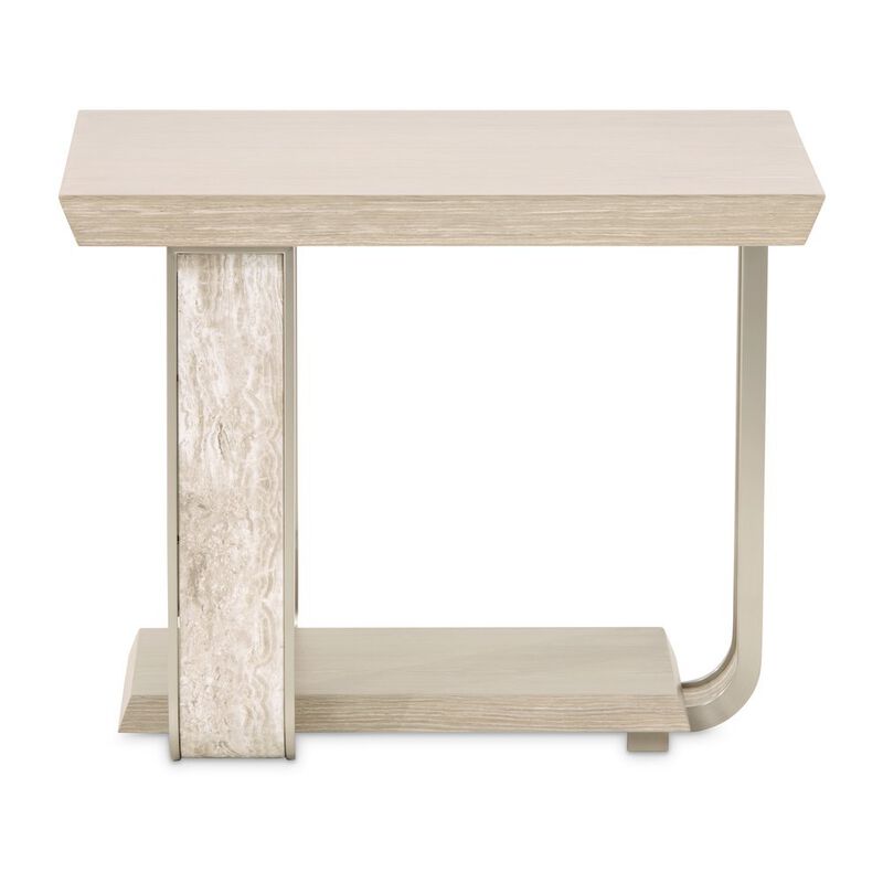 Michael Amini Lotus Bay End Table - Sand image number 5