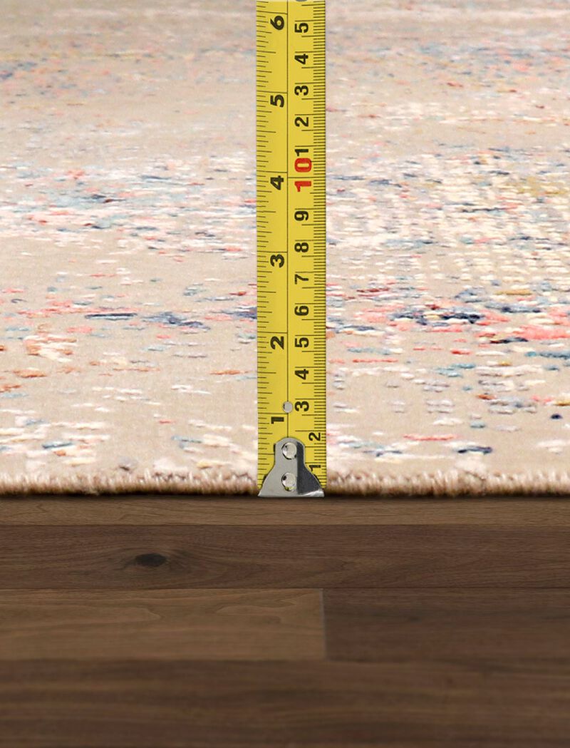 Pasargad Home Modern Hand-Knotted Multi Silk & Wool Area Rug- 8'11'' X 12' 3'' image number 4