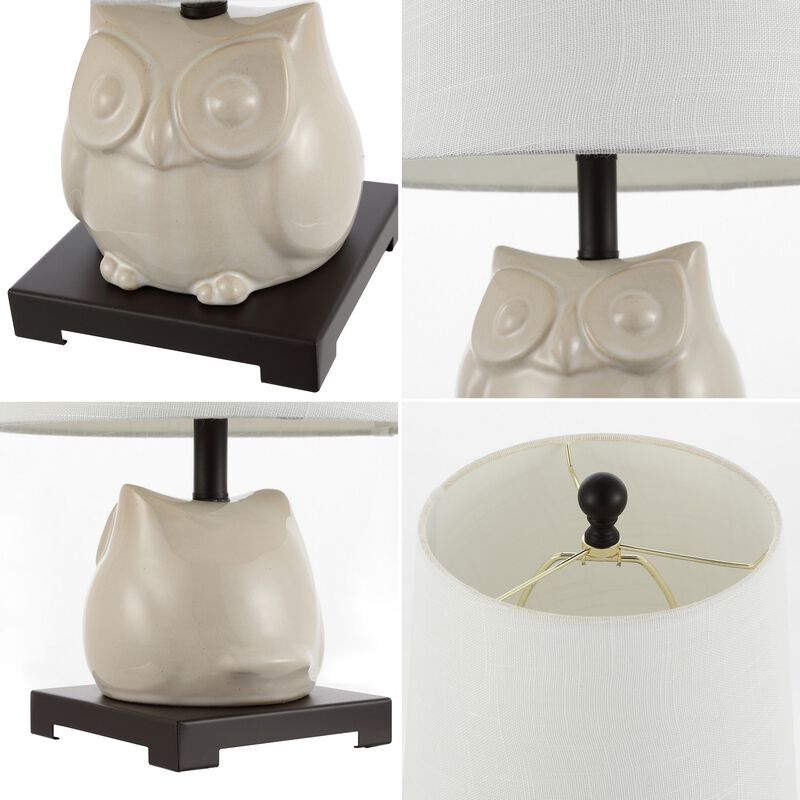 Justina Ceramic Mini LED Table Lamp