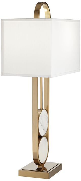 Eleanor Table Lamp White/Gold