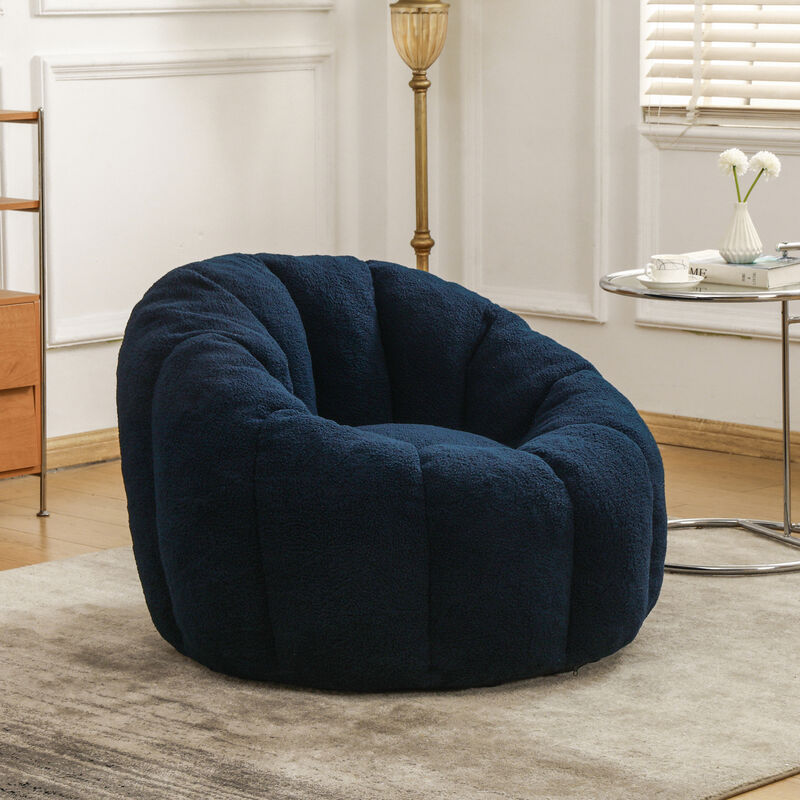 GOODSILO Ergonomic Bean Bag Sofa Chair with Armrests and High-Density Foam for Ultimate Relaxation image number 1