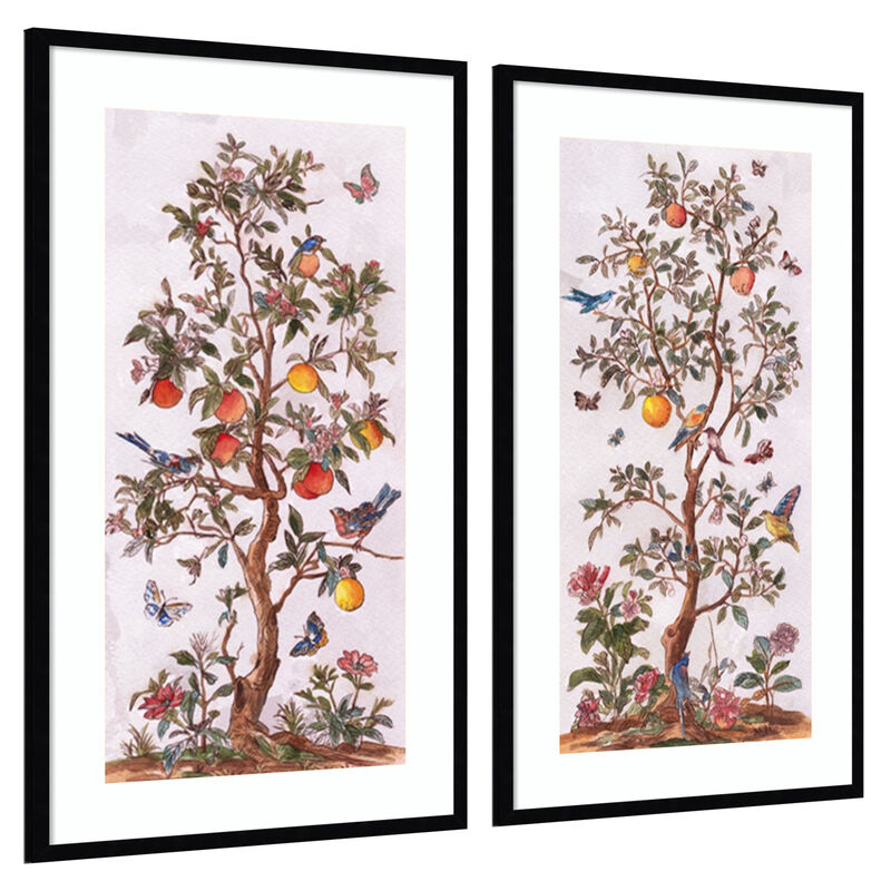 Citrus Aviary I & II 2 Piece image number 0