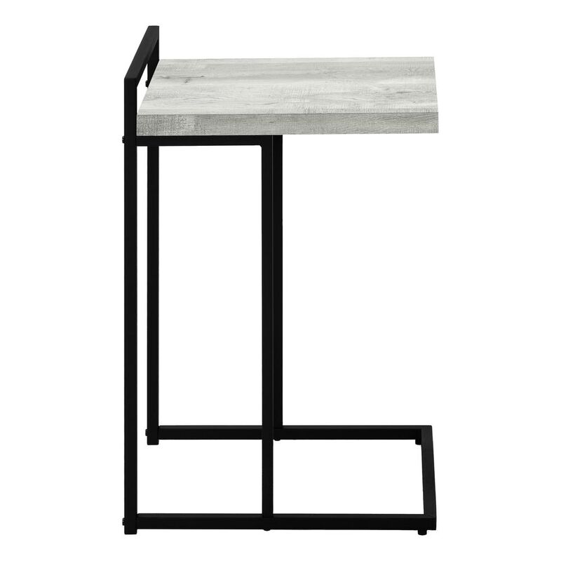 Accent Table, C-shaped, End, Side, Snack, Living Room, Bedroom