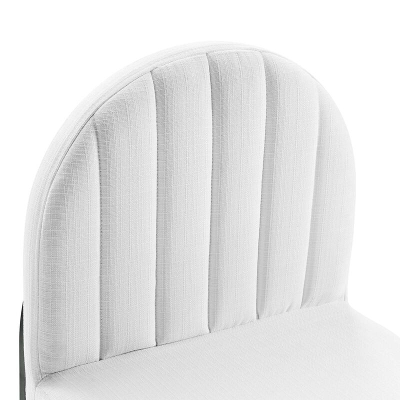 Isla Channel Tufted Upholstered Fabric Dining Side Chair image number 5