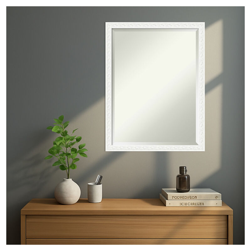 Bethany Beveled Wood Framed Wall Mirror