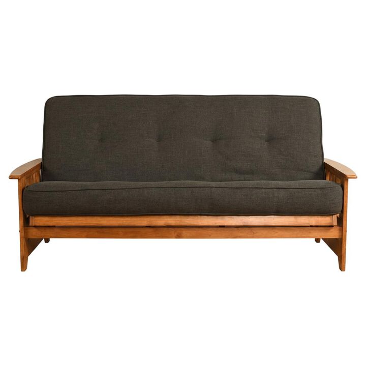 Phoenix Frame-Barbados Finish-Linen Charcoal Mattress