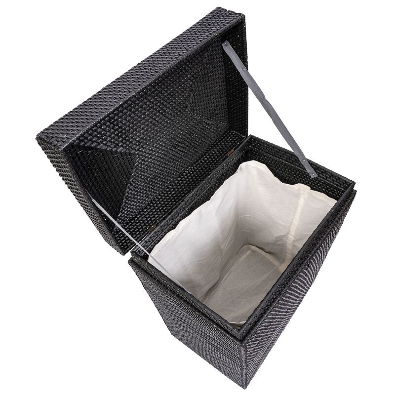 Saboga Home&trade; Rectangular Hamper with Hinged Lid image number 3