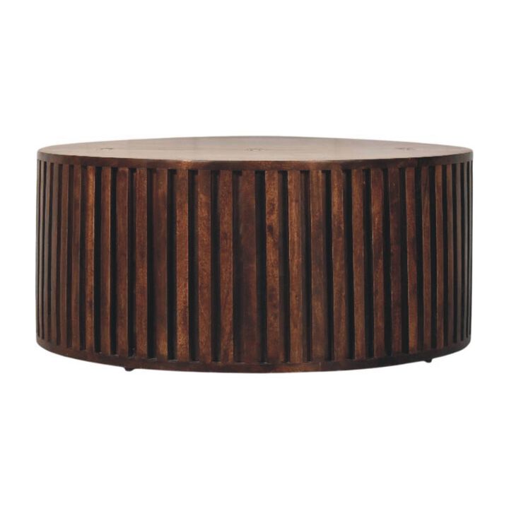 Artisan Furniture Solid Wood Orion Slatted Coffee Table