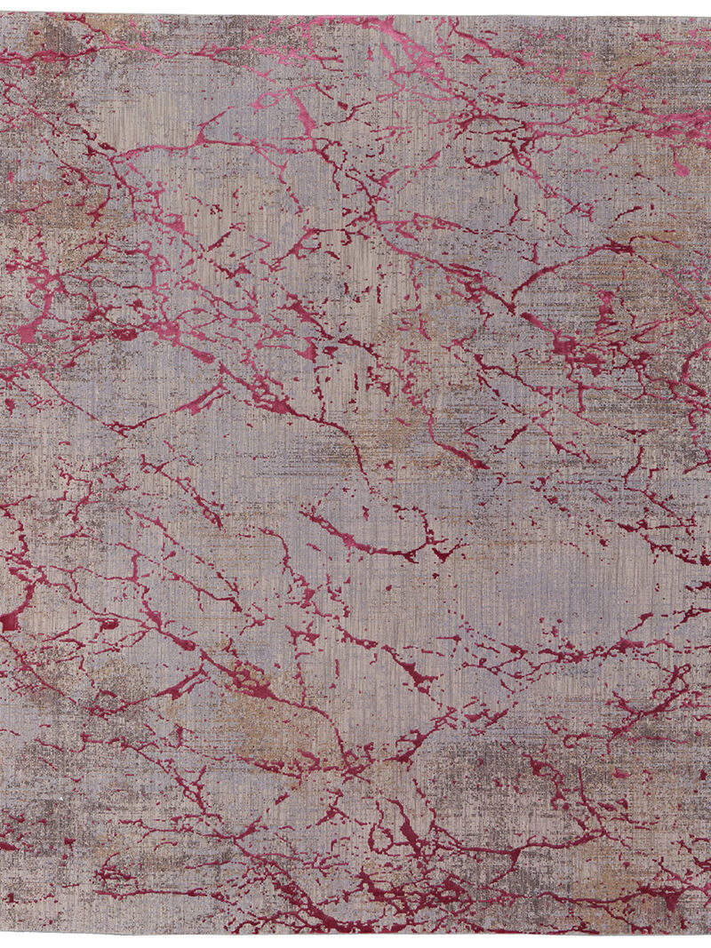 Pryor 39NEF 6'7" x 9'6" Pink/Gray/Taupe Rug