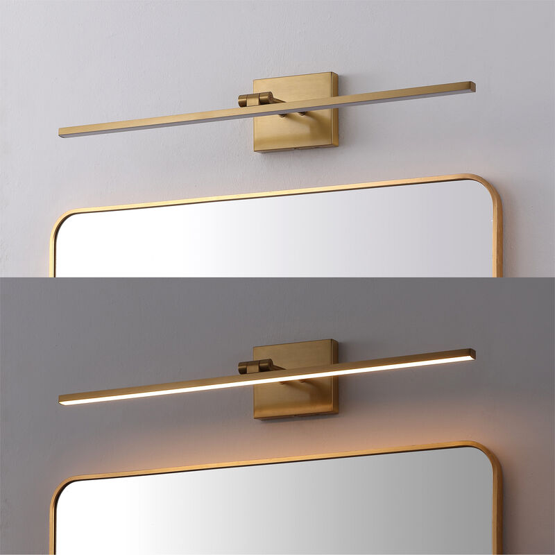 Santino 28" Modern Minimalist Swivel Integrated Dimmable LED Rechargeable Picture Light with Touch Sensor