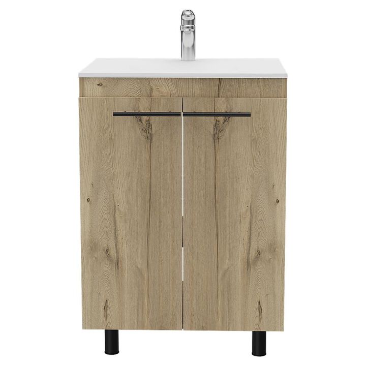 Dustin Free Standing Sink Cabinet Pine