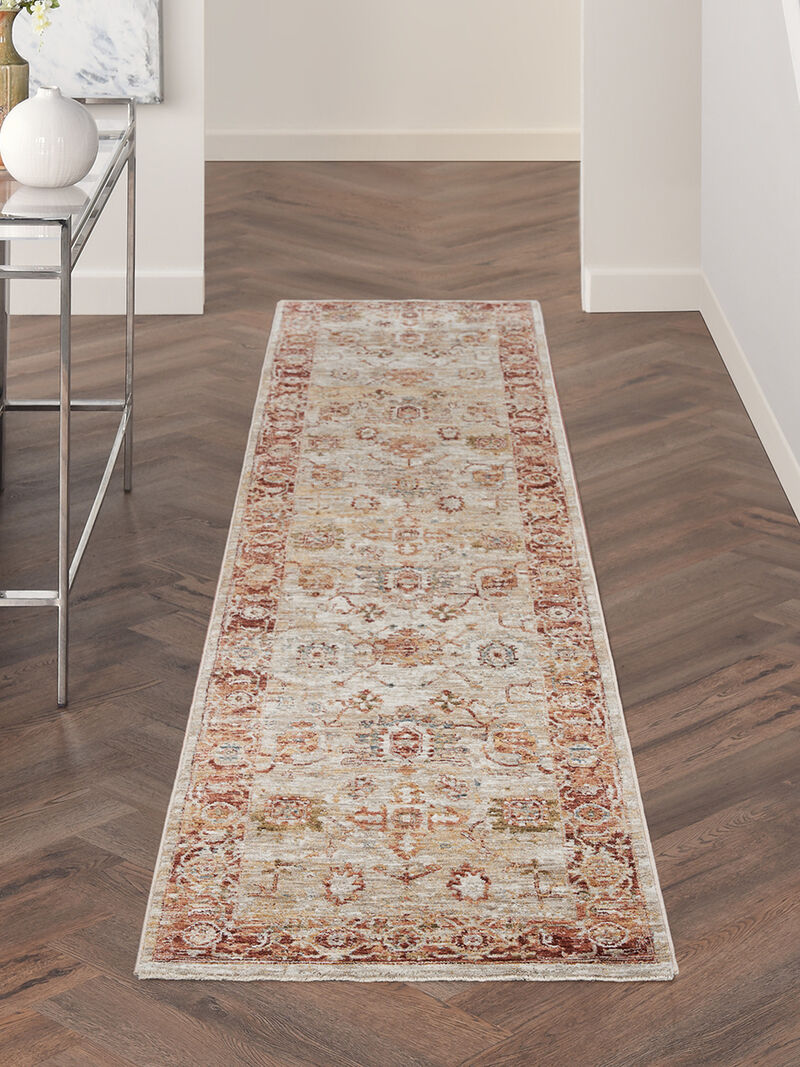 Sahar SHR02 Ivory 2'3" x 10'2" Rug image number 5