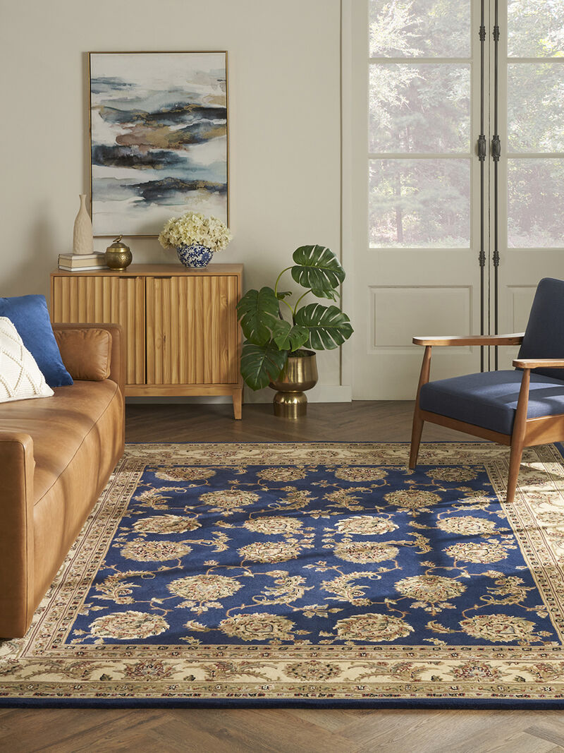 Nourison 2000 2022 Navy 7'9" x 9'9" Rug
