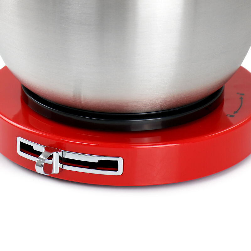 Better Chef 350 Watt MegaMix Stand Mixer in Red