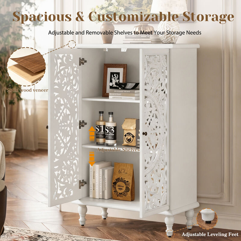 Zuggo 47" Tall Accent Cabinet image number 4