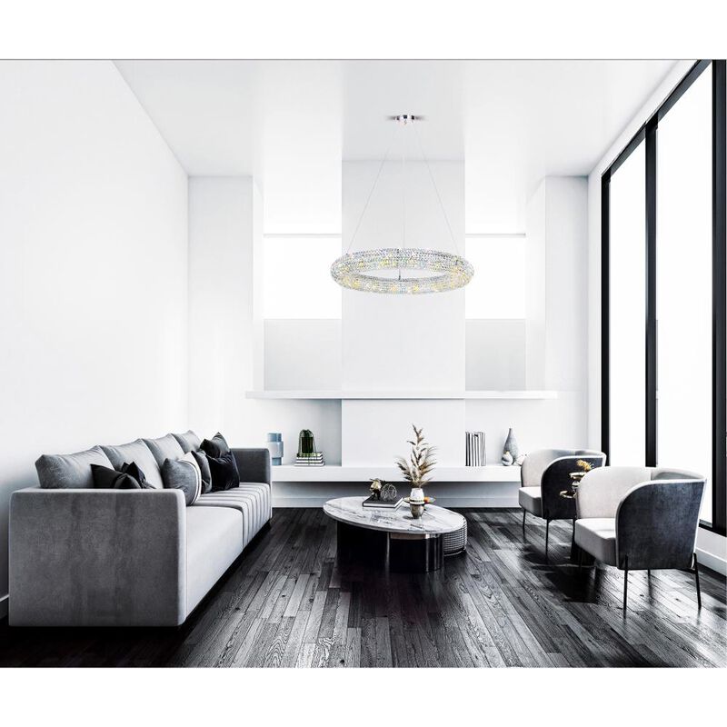 Veronique 12 Light Chandelier With Chrome Finish