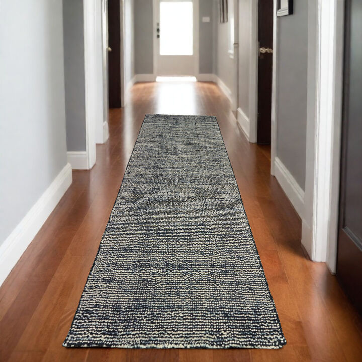 HomeRoots Hand Tufted Runner Rug