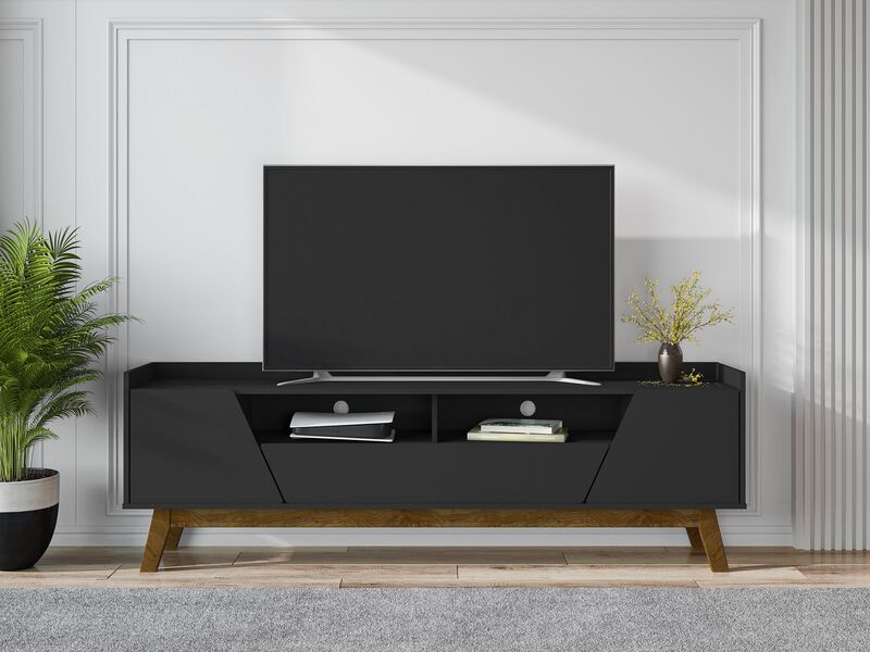 Marcus Large TV Stand in Black