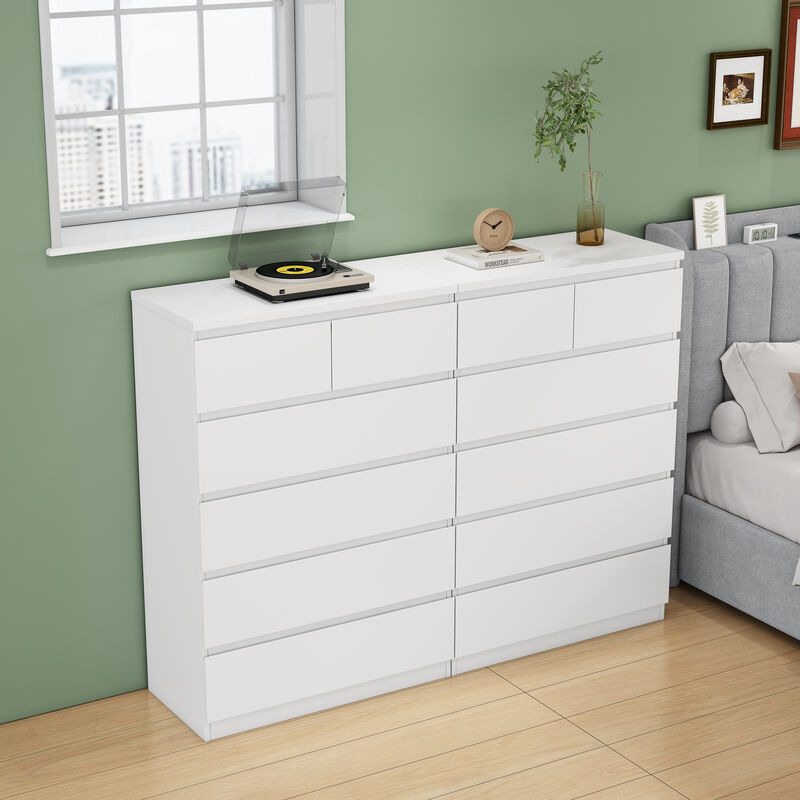 Glalob 2+4 Drawer Dresser image number 5