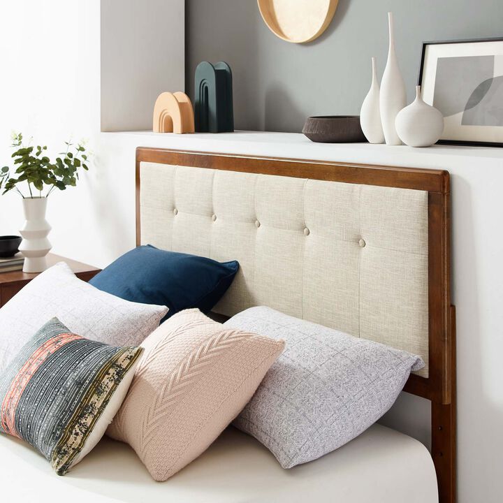 Modway - Willow Full Wood Platform Bed with Angular Frame