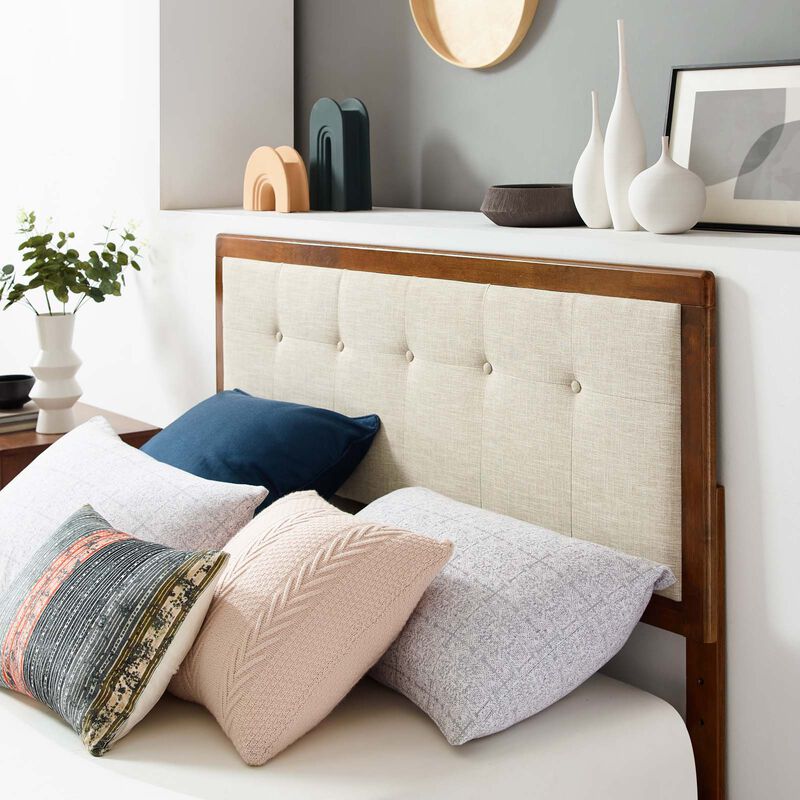 Modway - Willow Full Wood Platform Bed with Angular Frame image number 1