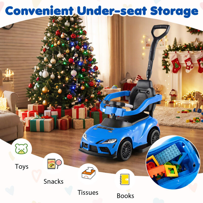 Toddler 3 in 1 Sliding Walking Toy with Foot to Floor Stroller Design image number 5