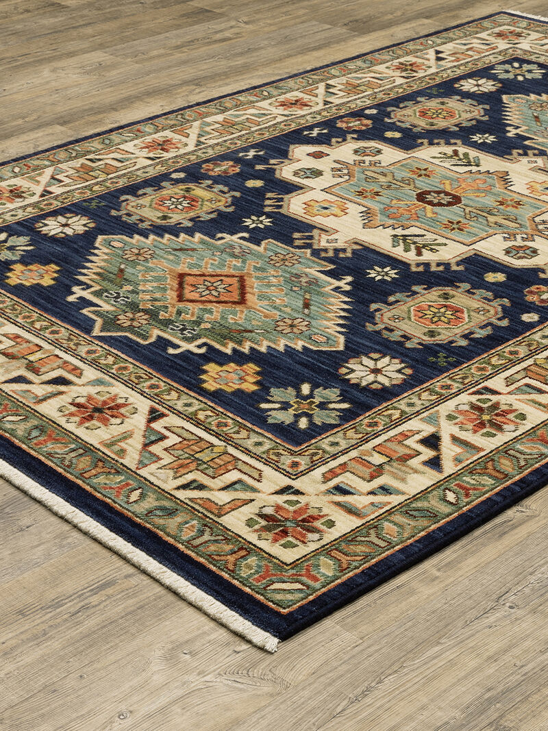 Lilihan 5'3" x 7'6" Navy Rug image number 2