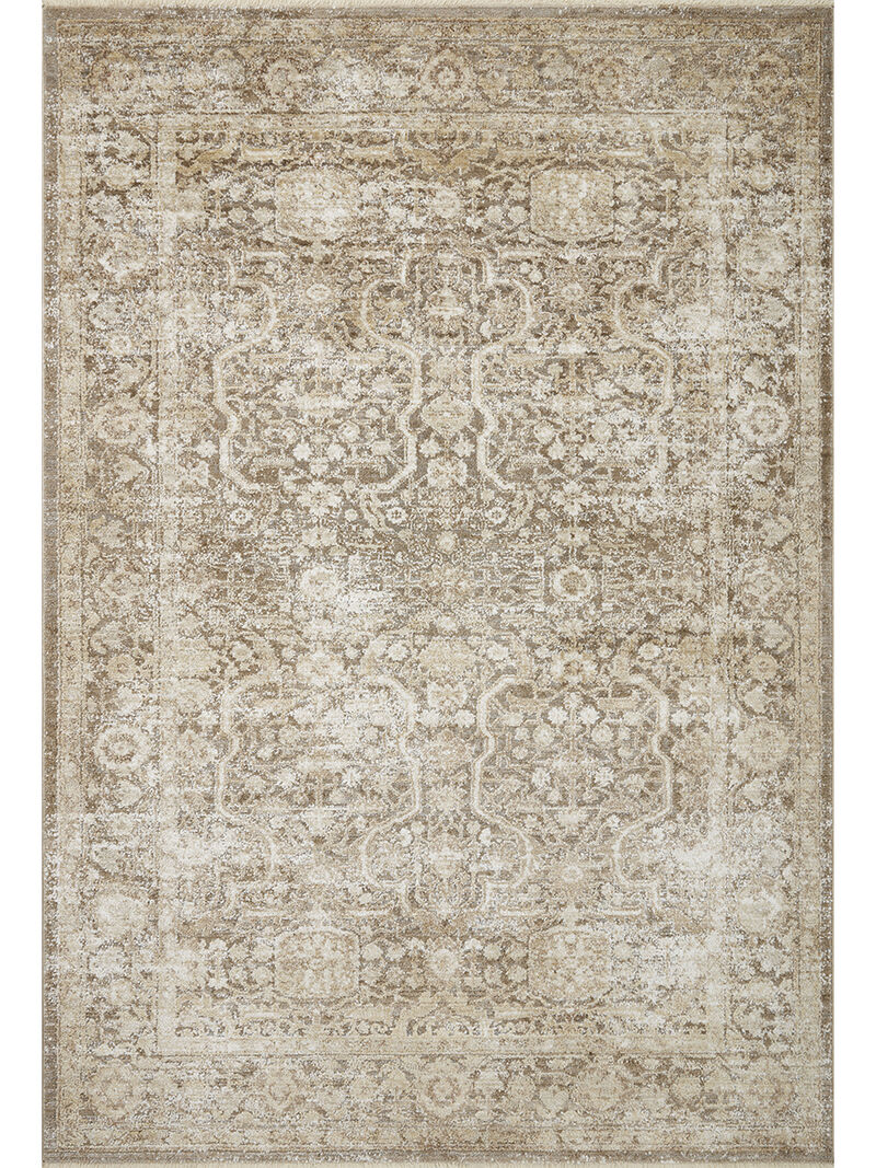 Sonnet SNN09 Mocha/Tan 3'7" x 5'7" Rug