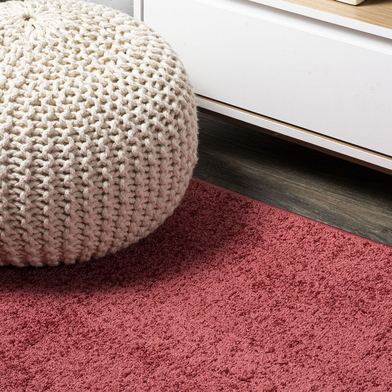 Haze Solid Low Pile Oval Area Rug