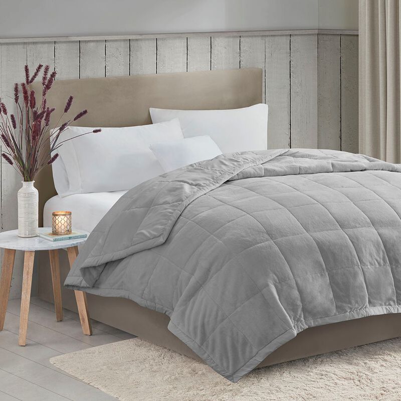 Gracie Mills Morrow HeiQ Smart Temperature Reversible Down Alternative Blanket image number 1