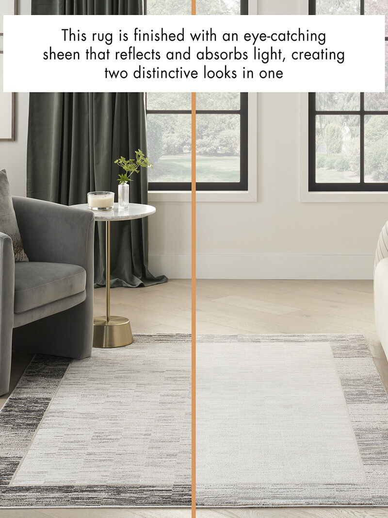 Desire DSR02 Gray/Black 9' x 12' Rug