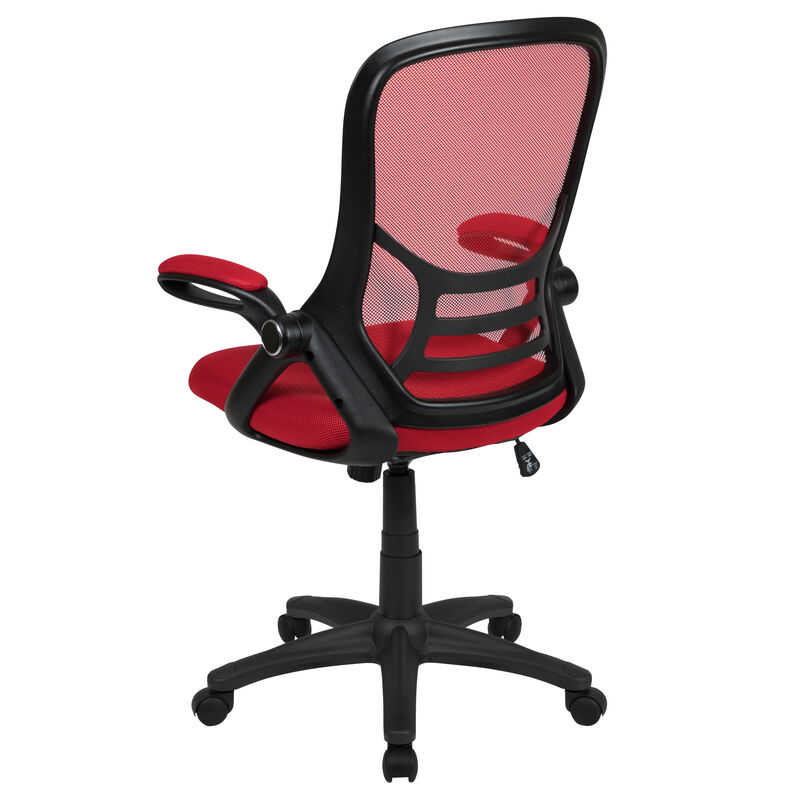 Porter High Back   Mesh Ergonomic Swivel Office Chair with Frame and Flip-up Arms image number 5