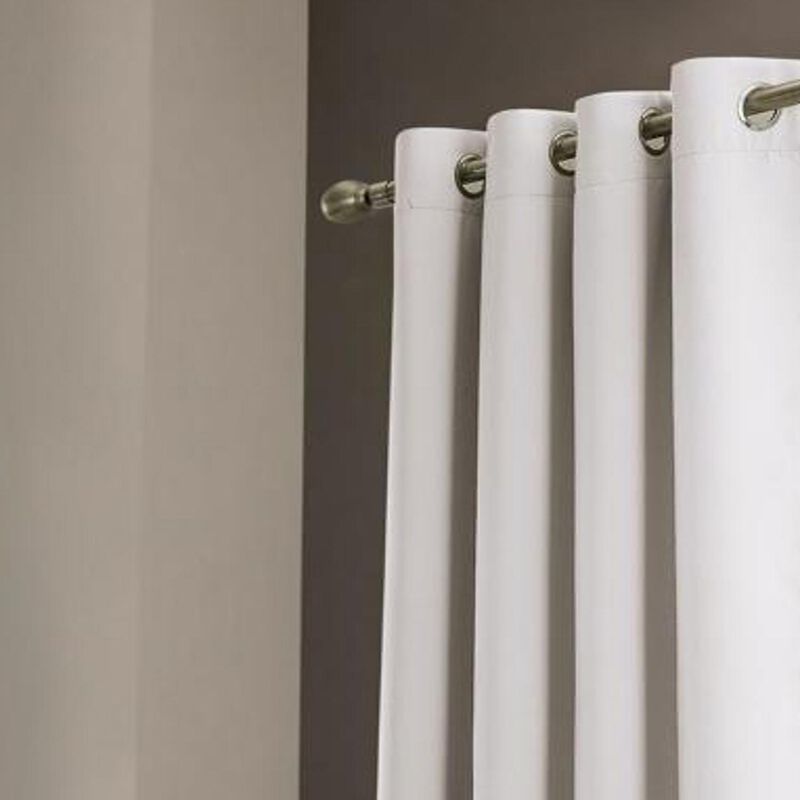 Olivia Gray Anchorage Blackout Grommet Single Curtain Panel - 54" x 90", White