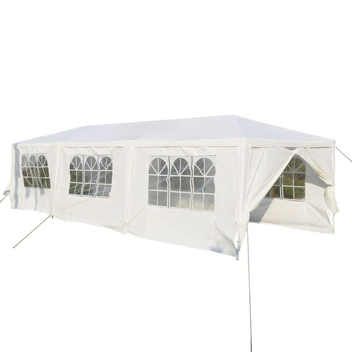 30 x 10 ft Outdoor Party Canopy Tent with 8 Walls