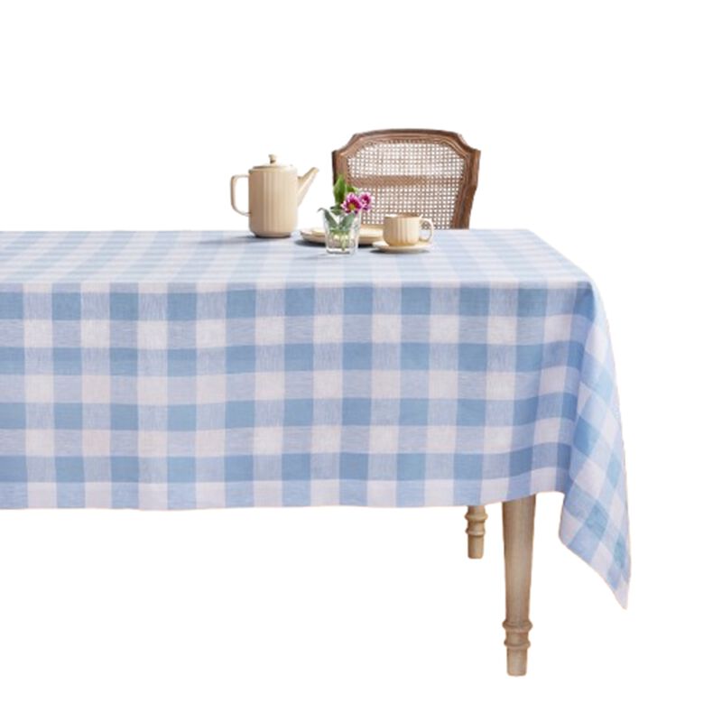 Solino Home 100% Pure Linen Tablecloth - Buffalo Check