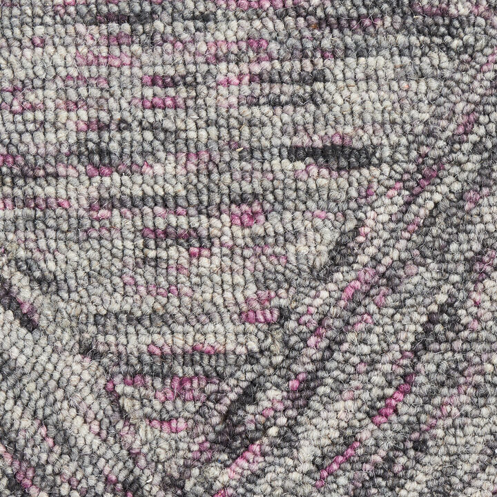 HomeRoots Wool Geometric Area Rug