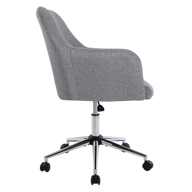 Home Office Chair, Swivel Adjustable Task Chair Executive Accent Chair with Soft Seat