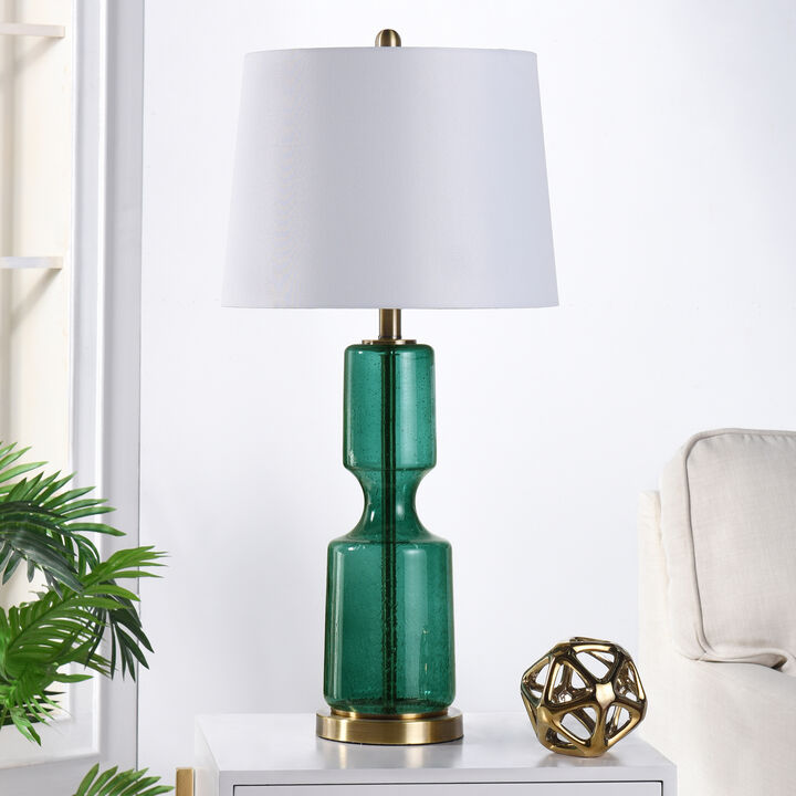 Seeded Emerald Table Lamp (Set of 2)