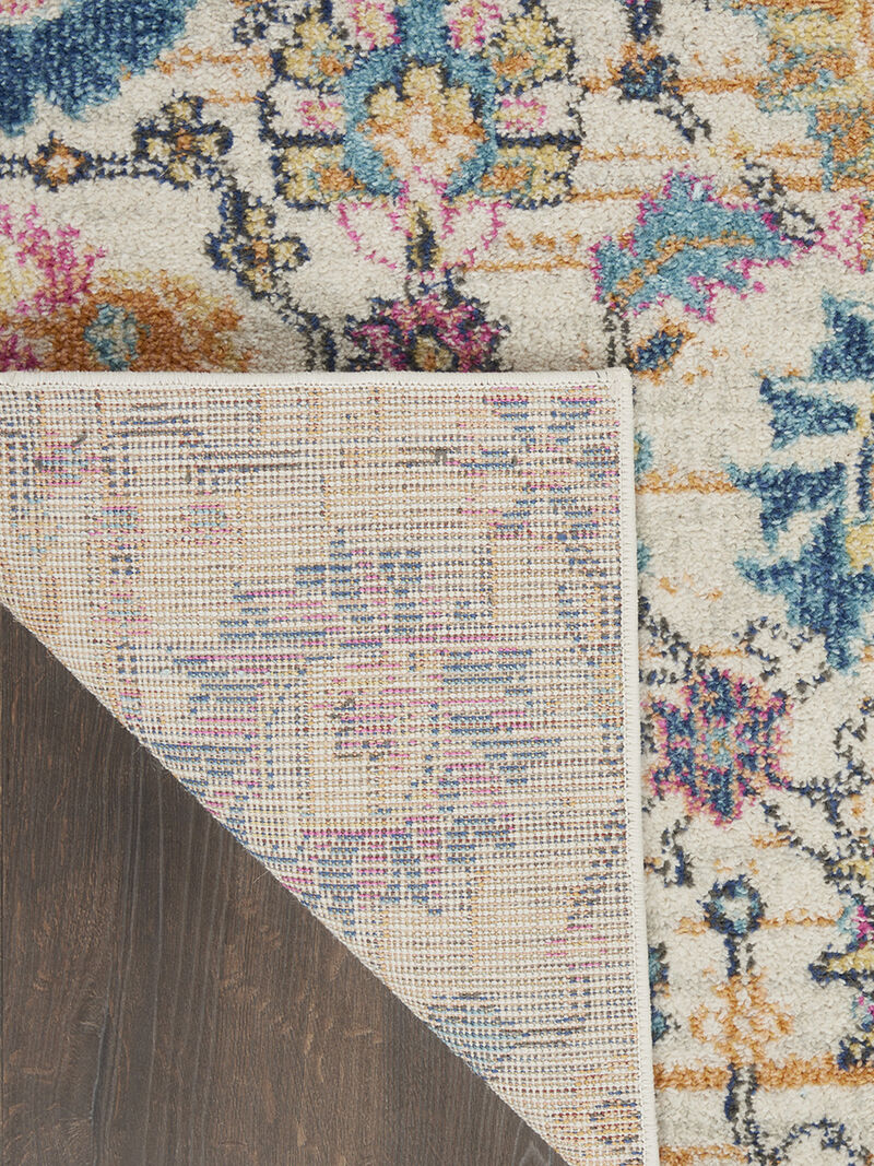 Passion PSN01 Ivory/Multicolor 2'2" x 10' Rug image number 2