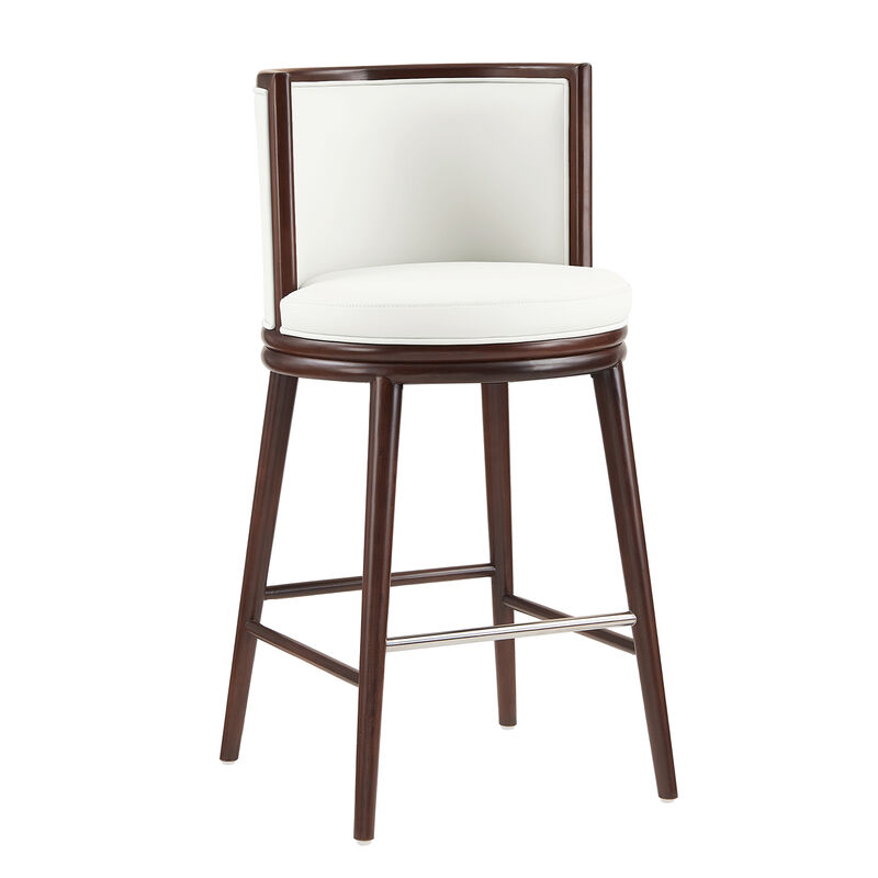Evalyn White Bar Stools (Set of 3)