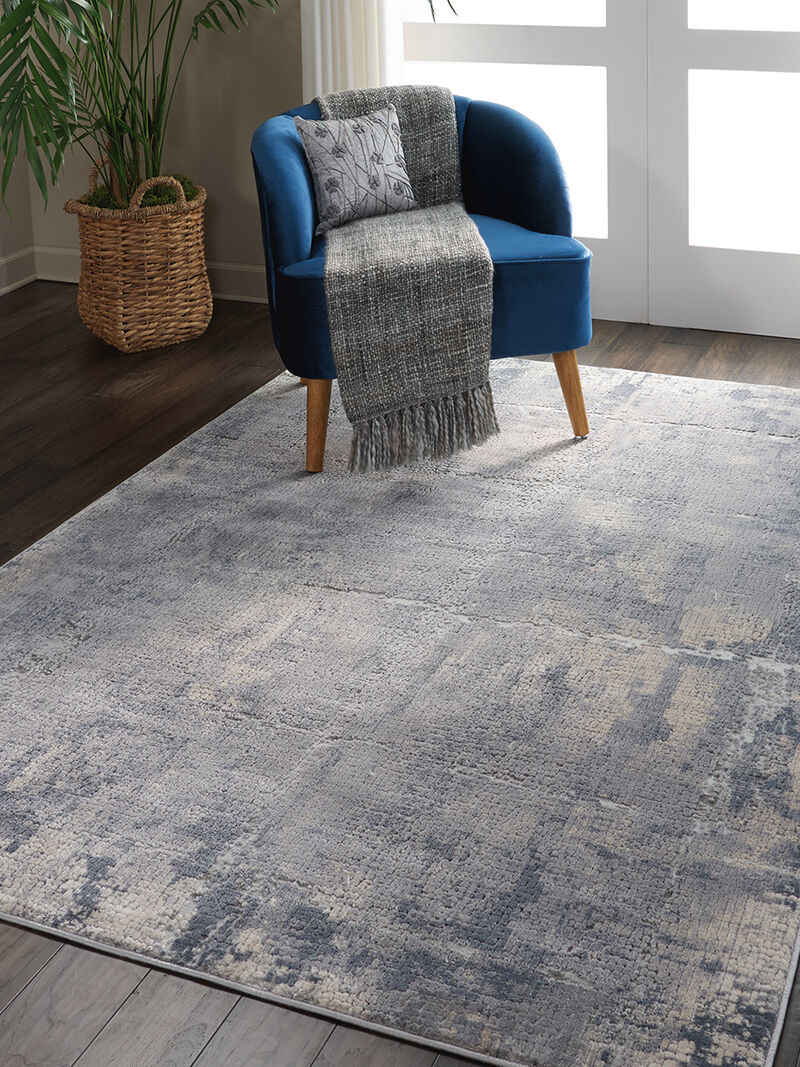 Rustic Textures RUS06 Gray/Beige 5'3" x 7'3" Rug image number 1