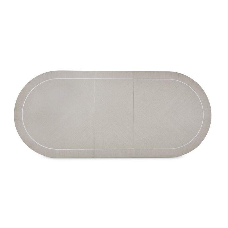 Michael Amini Eclipse Oval Dining Table - Moonlight Gray