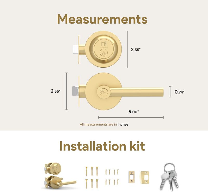 Mega Handles | Ronn Lever and Deadbolt Entry Combo