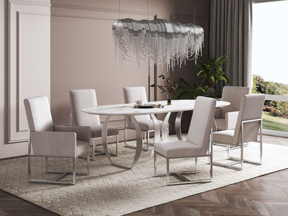 Element Cream Dining Chairs (Set of 6)