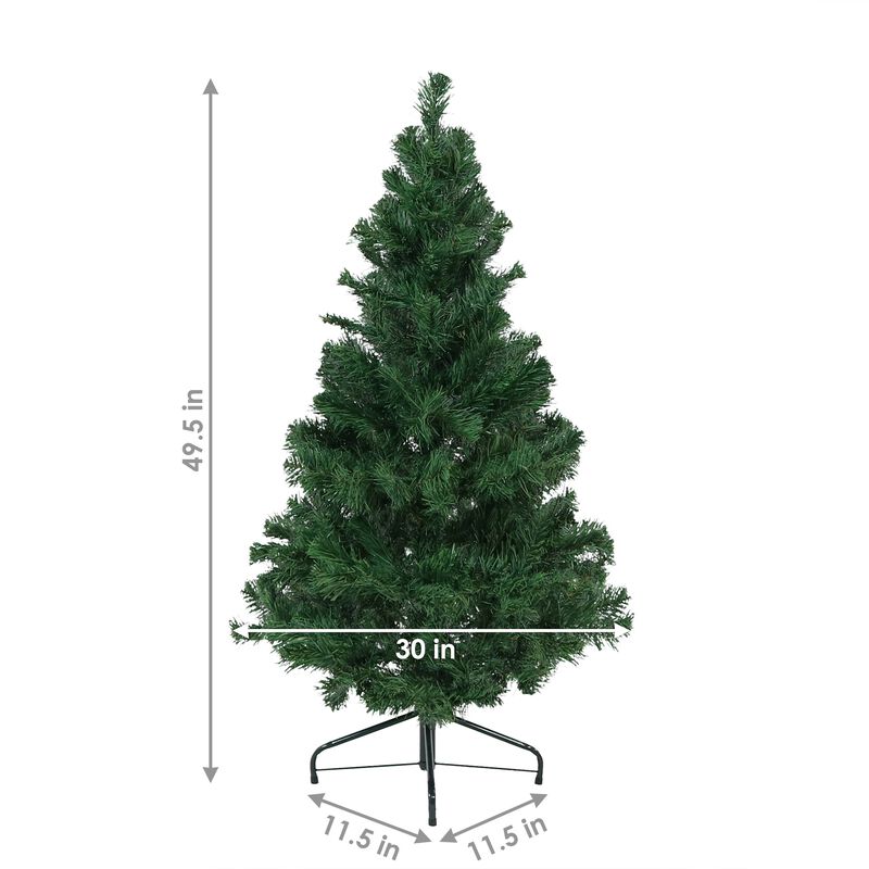 Sunnydaze Canadian Pine Indoor Artificial Christmas Tree - 4 ft