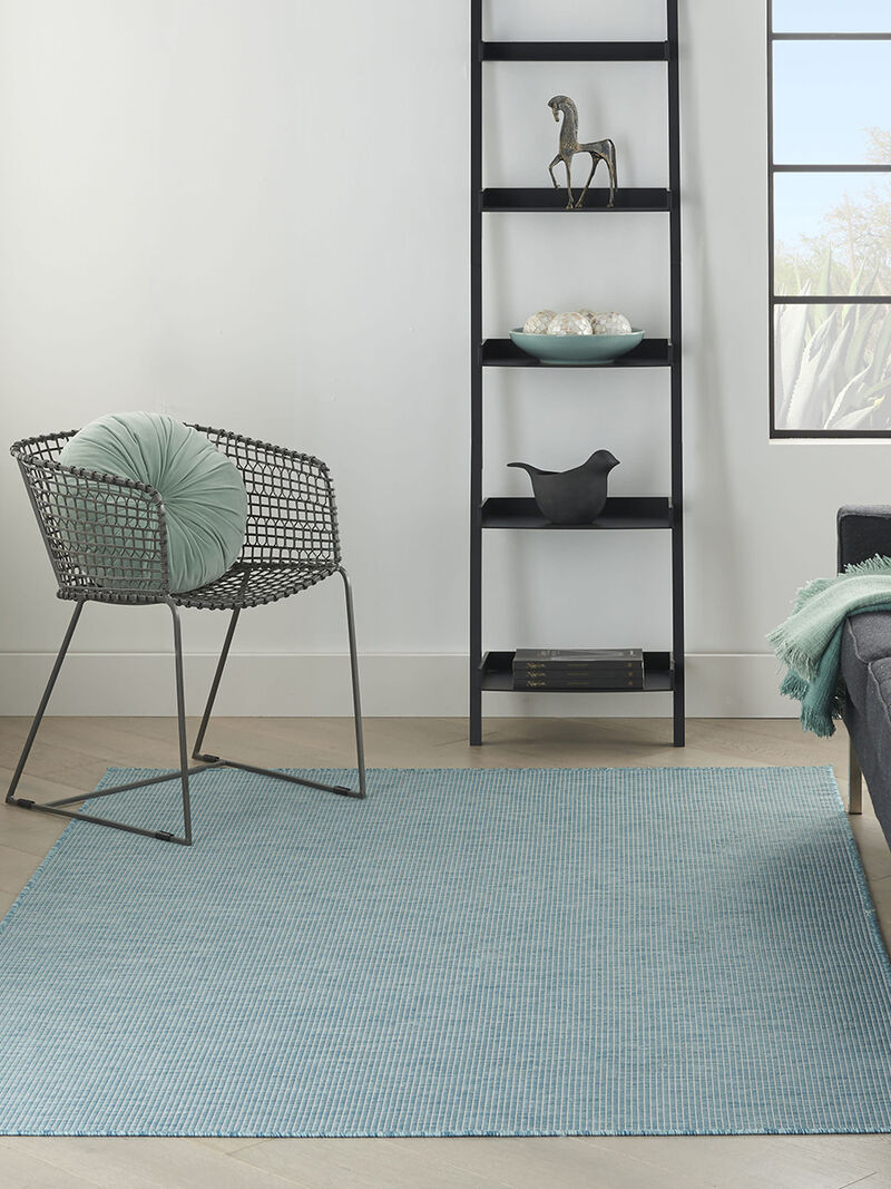 Positano POS01 Aqua 5' x 7' Rug image number 1