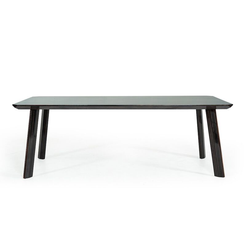 Modrest Chadwick Modern Ebony & Rosegold Dining Table