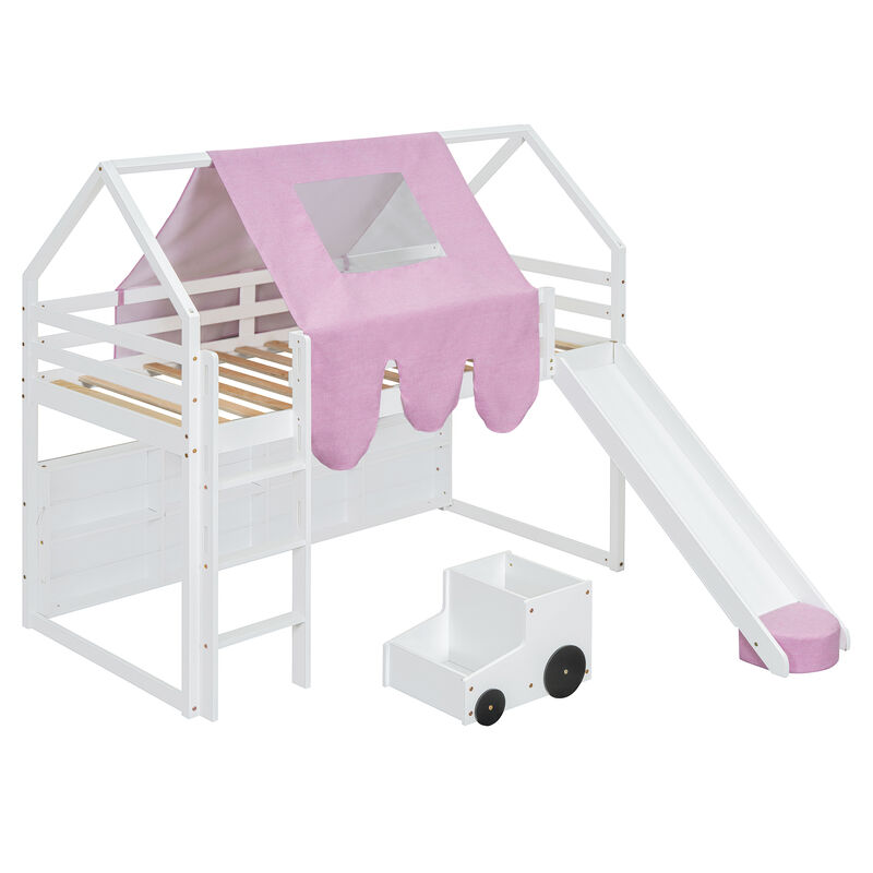 Wadnek Loft Bed House-shaped Frame image number 3