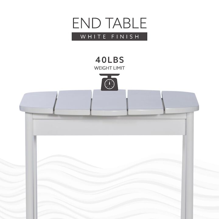 Red Adirondack End Table